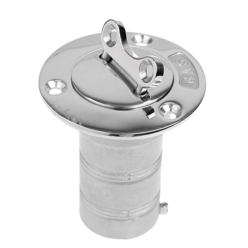 Réservoir marin de carburant de gaz de Port de remplissage/remplissage de plate-forme de bateau d'acier inoxydable de 38mm 1.5 pouces avec le chapeau principal