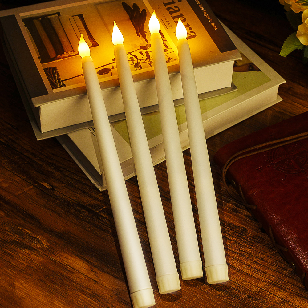 3/1 pièces LED bougies sans flamme alimenté par batterie lampes chauffe-plat électroniques pour la maison mariage fête d'anniversaire décoration éclairage