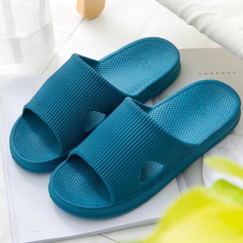 Xiaomi mijia slippers soft ladies men's children's sandals non-slip home shower slippers children's casual slippers smart home: Dark Blue 270mm