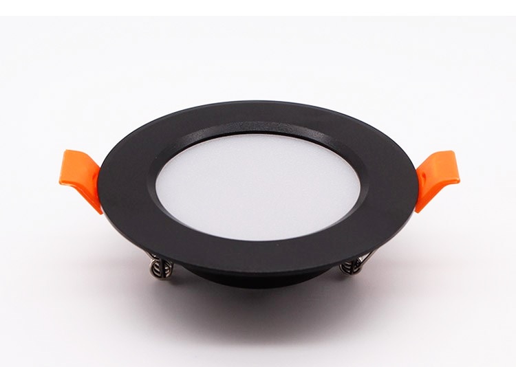 led downlight lamp 7W 9w 12w 230V 220V ceiling recessed downlights smd2835 Round Spot Lamp black Home Indoor Lighting