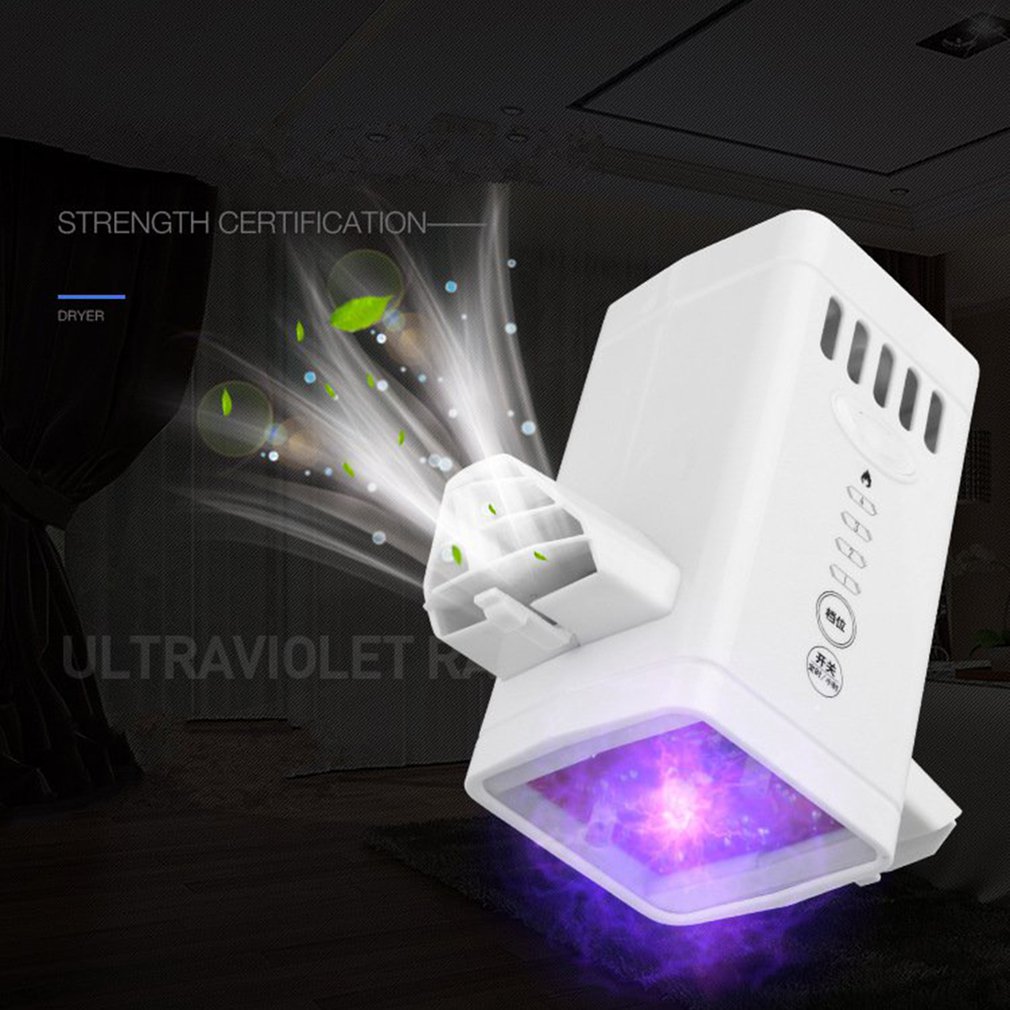 Cintre de voyage de séchage portatif d'ion négatif petit mini dessiccateur UV de dortoir de séchage 220V