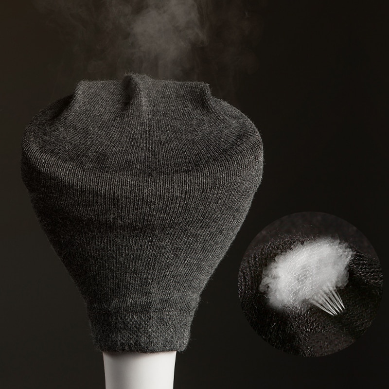 5 Pairs Solid Color Cotton Socks Men Business Casual Breathable Spring Winter Warm Male Crew Socks