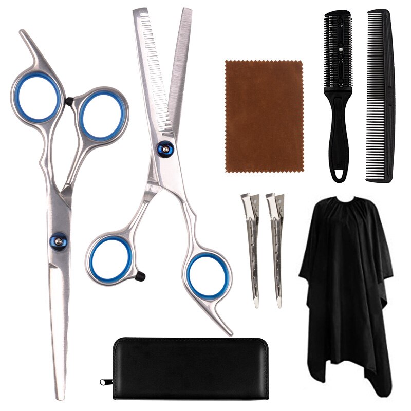 Barber scissors set A 4 piece set машинка для стрижки волос: Orange