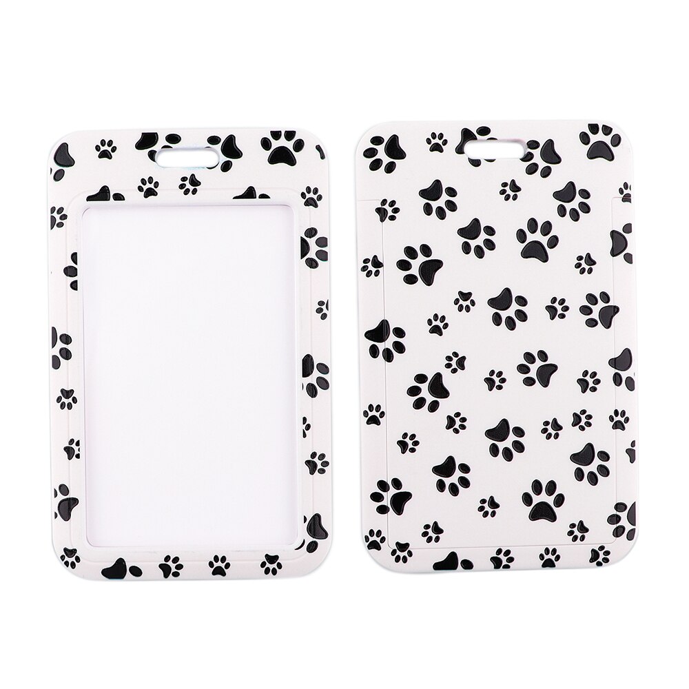 CB0193 Dog Paw moda smycz na szyje smycz posiadacz karty odznaka klawisz telefonu pierścień ID etykieta z imieniem pielęgniarka pokrowiec na karty materiały biurowe: 8