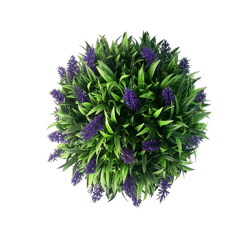 2 pezzi di palla di topiaria artificiale, piante verdi simulate in vaso 2 pezzi di palla di topiaria artificiale, piante verdi simulate in vaso