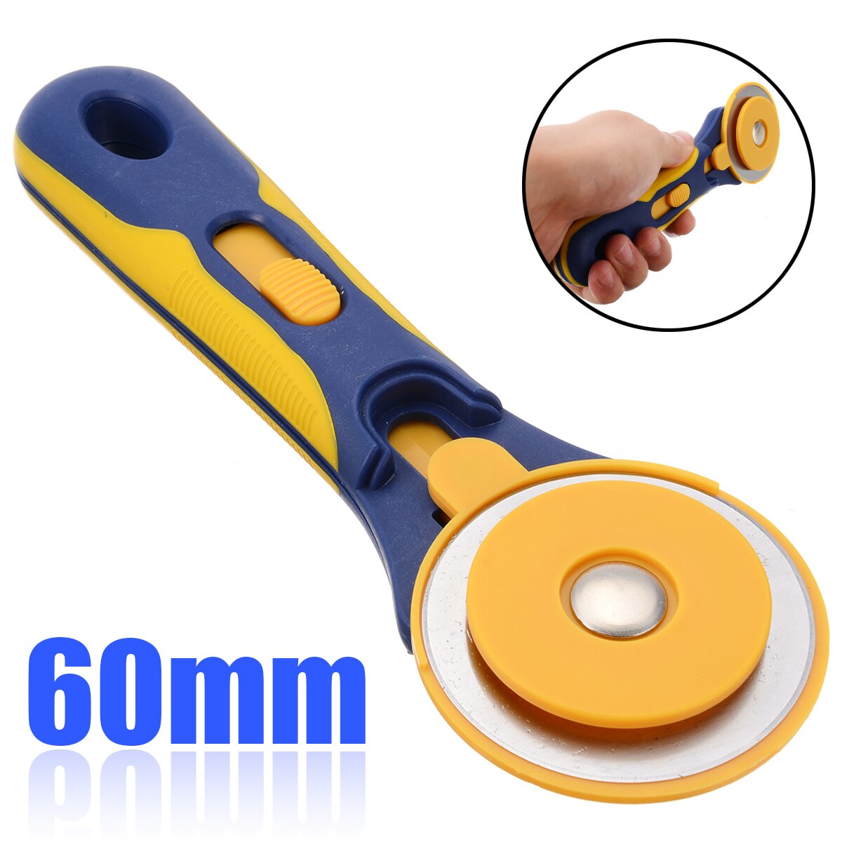 60mm Rotary Cutter For Patchwork Sewing Fabric Quilting Leather Cutting Craft Tool