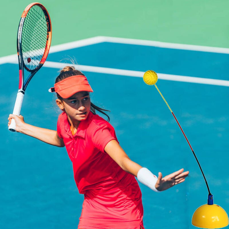 Outil d&#39;entraînement pour Tennis, équipement d&#39;entraînement de pratique de rebond, boule de Swing, accessoires de cordes de Tennis portables