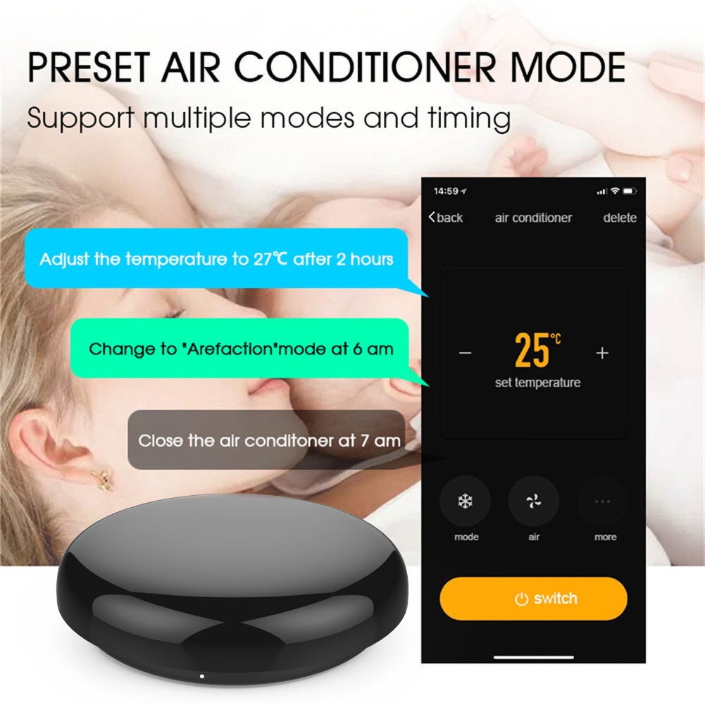 Universele Wifi Ir Smart Hub Afstandsbediening Voice Control Werk Met Siri Alexa Google Home Control Hub Tuya Assistent Smartphone