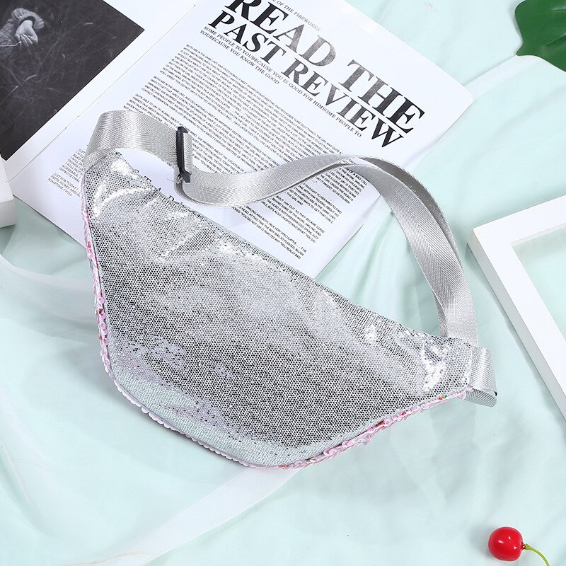 Pailletten Taille Verpakking Meisjes Schouder Riem Bag Kids Fanny Borst Zak Cartoon Meisjes Riem Mermaid Sport Portemonnee