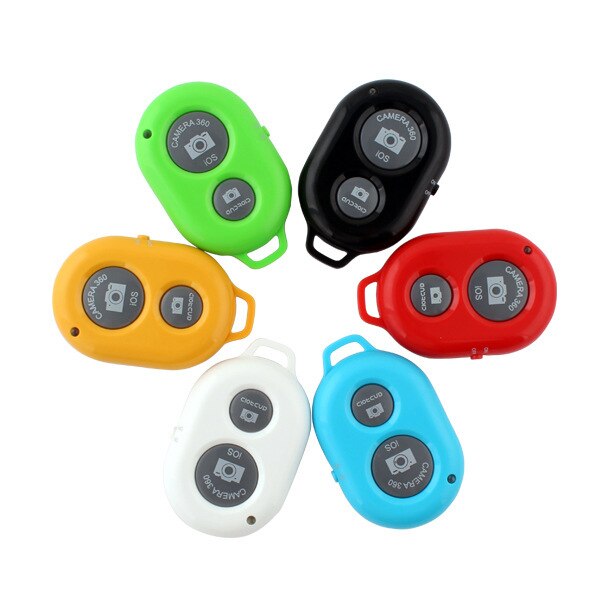Flexible Octopus Tripod Bracket Selfie Stand Mount + Wireless Bluetooth Timer Remote Shutter Button For IPhone 6 7 SamsungS6: Randomly