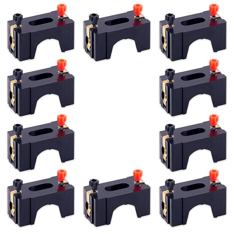 10Pcs Series or Parallel D Battery Holder Kit, Perfect for Physics Laboratory, School Electronic Experimenting, Great