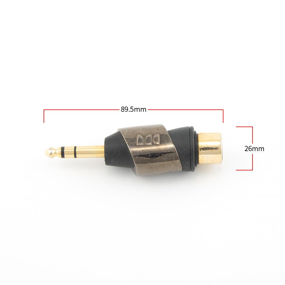 ■monsterkabel 6.35mm trs stereo till xlr hona-adapter ren koppar guldpläterad förlustfri ljudomvandlare hifi för mixerförstärkare: Guld-