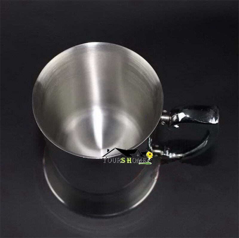 1 stück 420ml 304 Edelstahl Trommel Typ Moskau Becher Gehämmert Kupfer Überzogene Bier Becher Bier Tasse Wasser Glas drink Barware