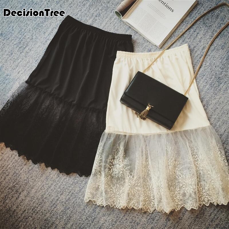 short petticoat with lace for prom wedding dress women a line underskirt bridal crinoline jupon petticoat