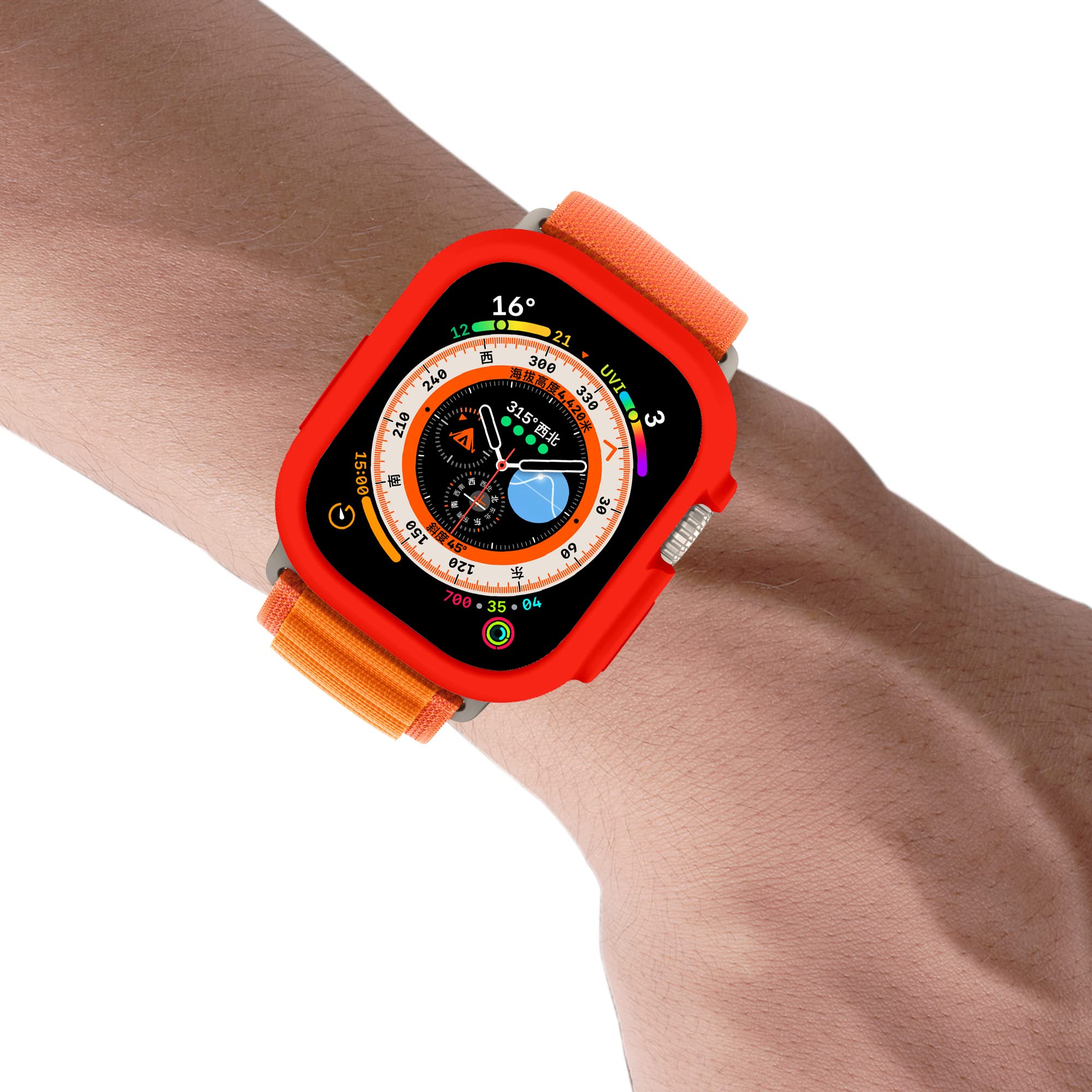 Deksel til eple se ultra 49mm smartklokke beskyttende tpu silikonbeskytter støtfanger tilbehør iwatch serie ultra 49 mm deksel