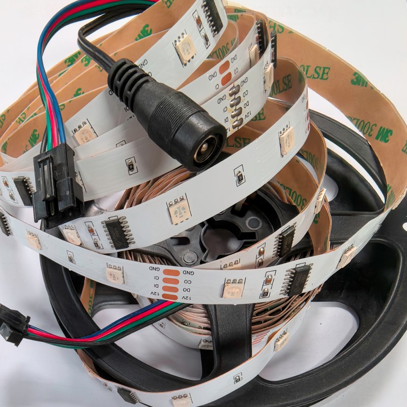 DC12V 5m 6803 IC RGB dream magic led strip waterproof LED Strip 5050 SMD 150LED flexible light+133 Program RF controller