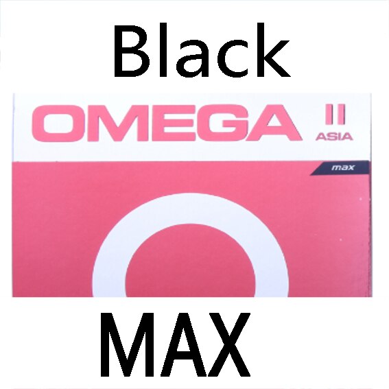 Original Xiom Omega 2 Asia Table Tennis Rubber Ping Pong Rubber Ryu Seung-min: Black MAX