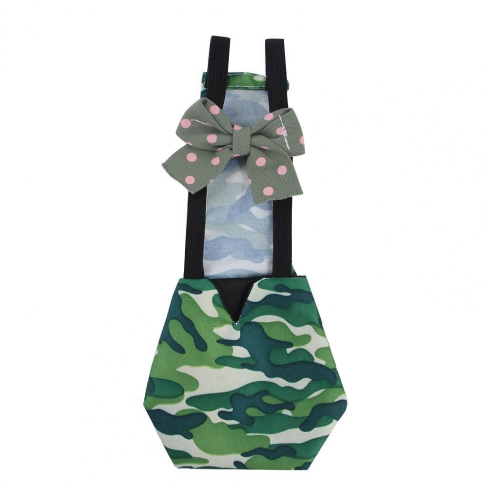 Chicken Cloth Diapers Pretty Pet Poultry Bowknot Diapers Comfortable Duckling Diapers: Green / L