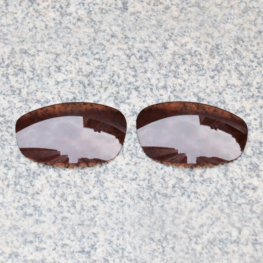 E.o.s Gepolariseerde Verbeterde Vervanging Lenzen Voor Oakley Split Jacket Zonnebril-Aarde Bruin Gepolariseerde