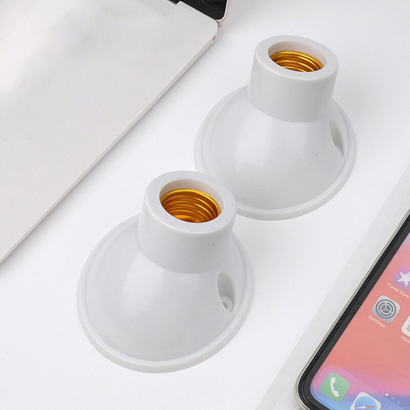 3PCS/lot Inclined flat lamp holder E27 Lamp Holder Light Bulb Socket Holder Adapter