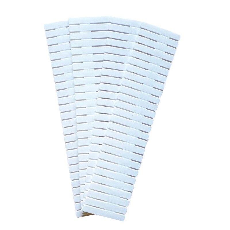 4 PCS Drawer Storage Partition Board Plastic Partition Board Free Combination Household Finishing Grid Drawer Partition: blue32cm