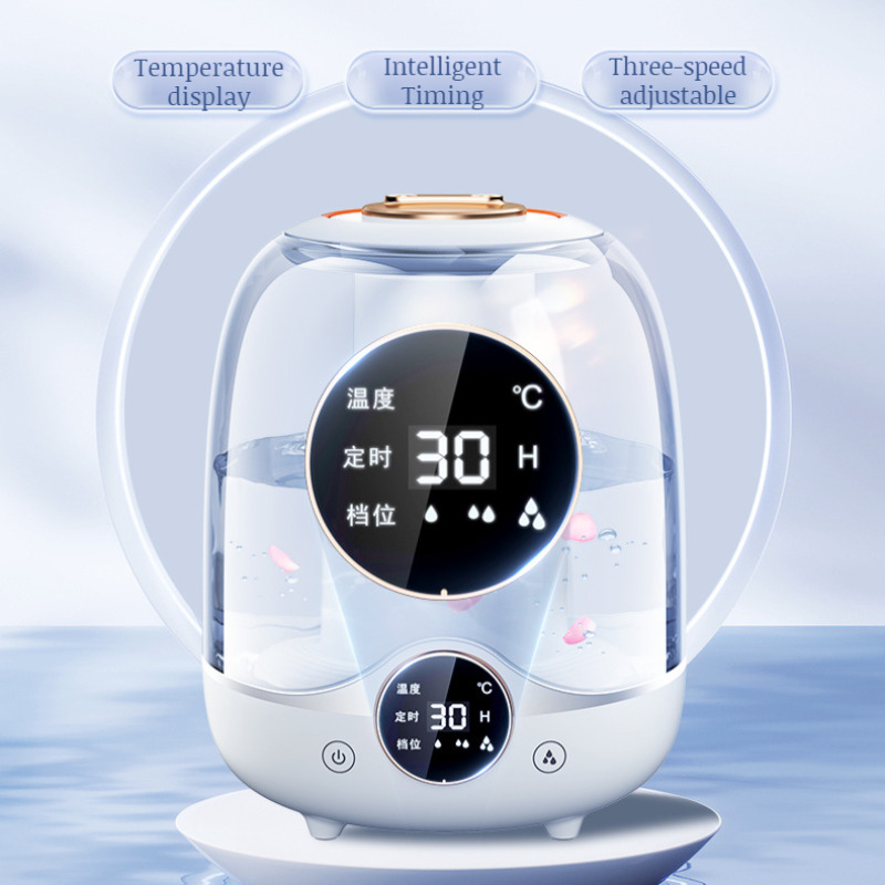 3L dubbele spray luchtbevochtiger verstuiver USB grote capaciteit thuis mute slaapkamer kantoor nachtlampje digitale display luchtbevochtiger