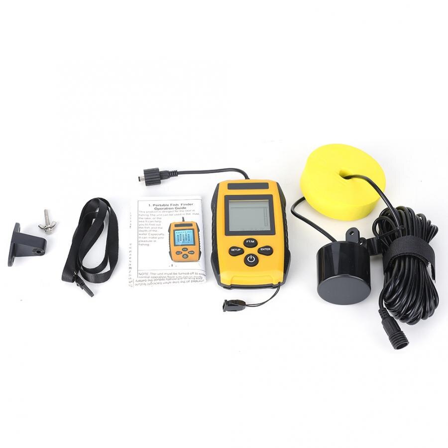 100M Portable Wireless Fish Finder Sonar LCD Fish Finders Fishing Tools Sounder Fishing Finder Colorful Screen Sounder