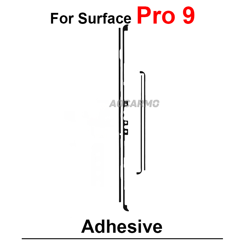 Do Surface Pro 3 4 5 6 7 GO1 GO2 Book 1 3 Book2 Book3 13,5 15 cali Przedni klej samoprzylepny Naklejka na wyświetlacz LCD Pro4 Pro5 Pro7 Pro9: MULTICOLOR