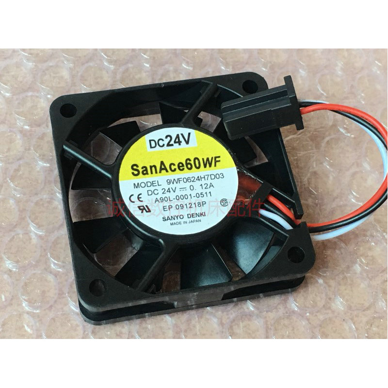 9WF0624H7D03 A90L-0001-0511 24V 0.12A FANUC system fan with bracket