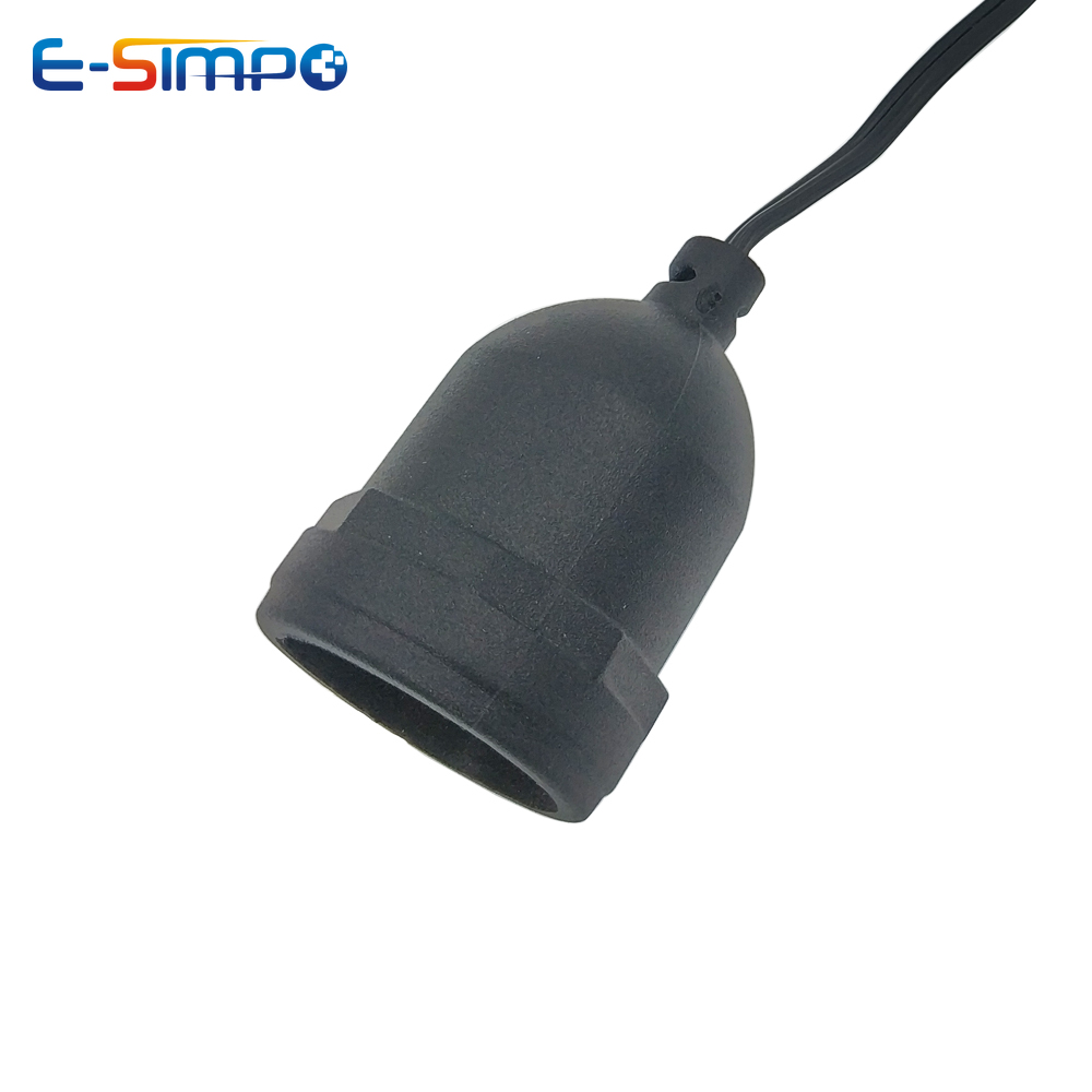 10cm e27 vandtæt holder base skrue pære lampe sokkel flammehæmmende holdbart materiale sikkert ikke elektrisk lækage