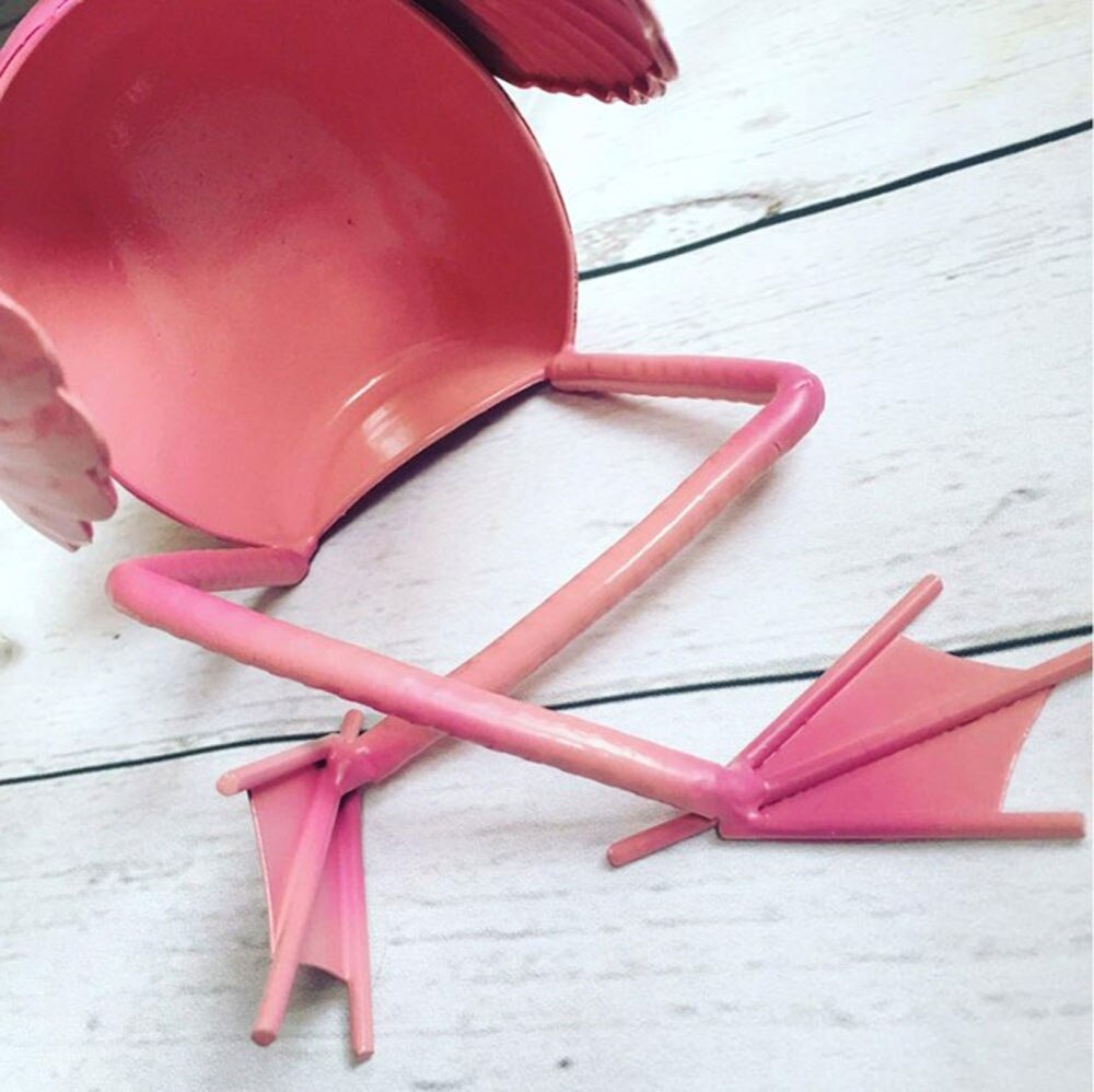 TOOARTS Wijnrek Flamingo Wijn Houder Wijn Plank Metalen Sculptuur Praktische Sculptuur Woondecoratie Interieur Wijn Stand Ambachten