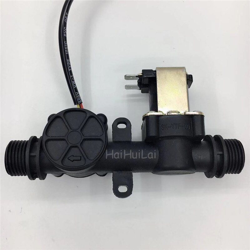 G1/2 Plastic Water Hall Flow Sensor + Solenoid Valve