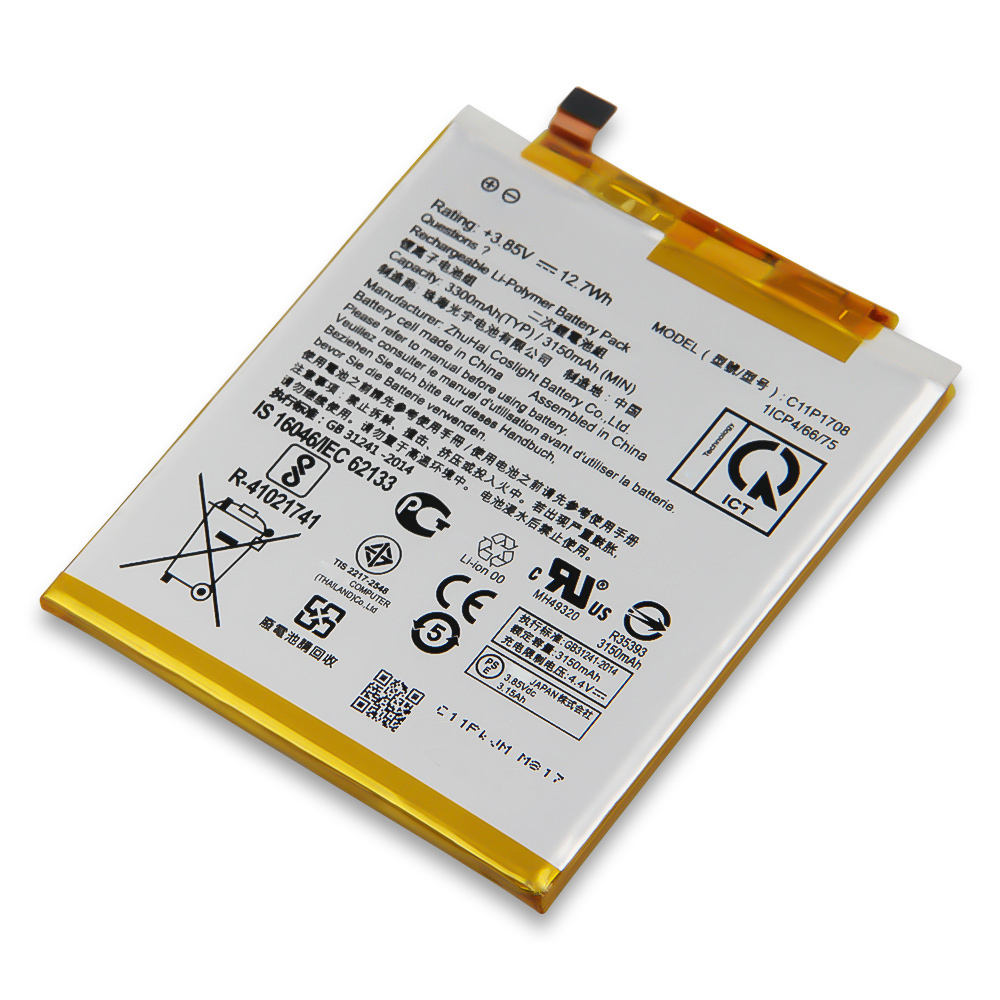 Originele Vervangende Batterij C11P1708 Voor Asus Zenfone 5 5Z ZE620KL X00QD ZS620KL Z01RD Telefoon Batterij 3300Mah