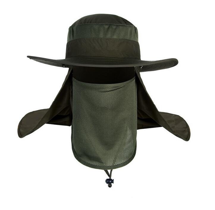 Gorro de pesca con protección UV para exteriores, para el cuello con solapa protección facial, máscara para el sol, diadema, equipo de pesca, sombrero antimosquitos para la lluvia y el sol, 2022: 2