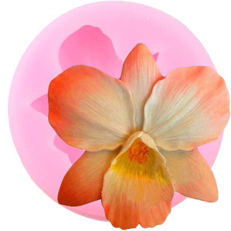 Blume Blossom Silikon Form Plumeria Orchidee Fondant Formen Kuchen Dekorieren Werkzeuge Cupcake Topper Candy Schokolade Gum Paste Formen: CC591