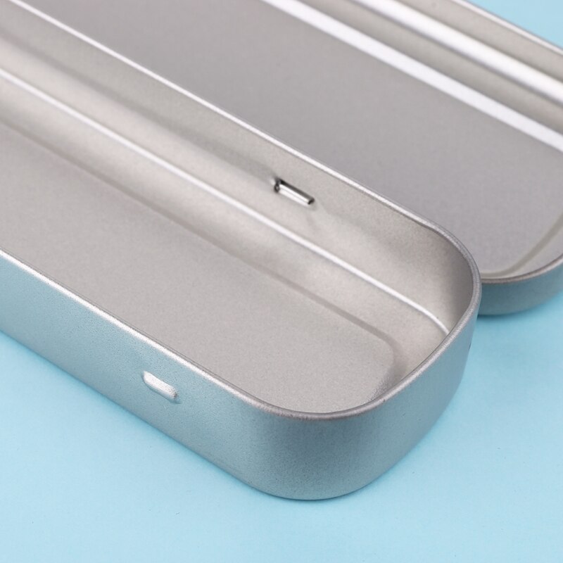 Simple Trumpet Metal Stationery Box Pencil Case Pencil Box Students Finishing Case School Supplies For Girls Boys