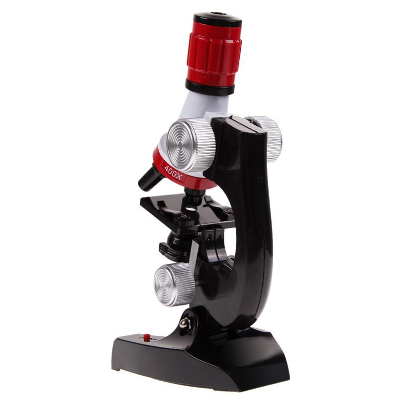 Kids Stereo Science Microscope 1200x Zoom Biological Microscope Kit Refined Scientific Instruments Educational Toy For Child