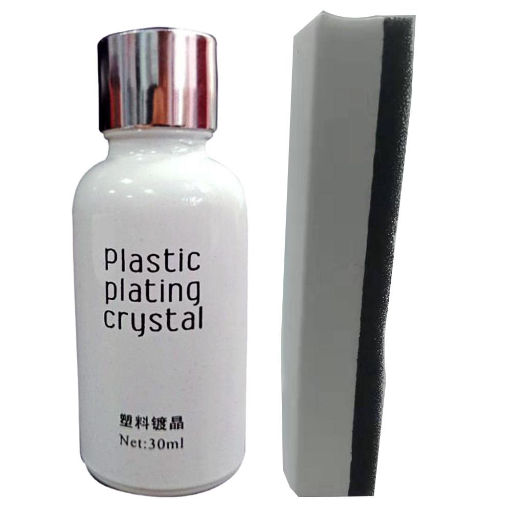 30ML Car Coating Liquid Plating Motorcycle Paint Care Crystal Glass Polishing Coating Plastic Plating Refurbishing Agent Sponge