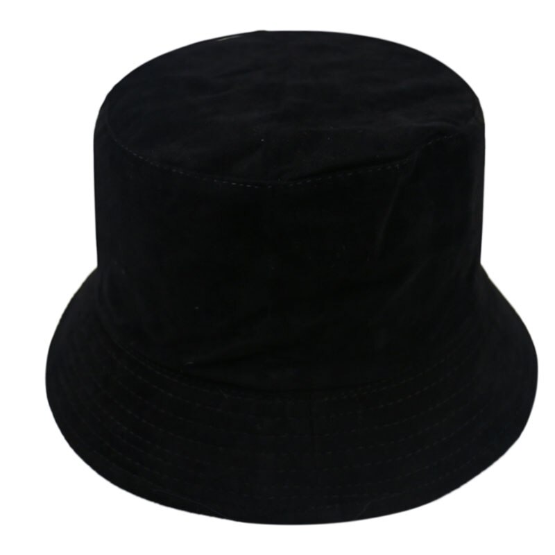 Foxmom chapéu de veludo em cor sólida, chapéu caçamba preto e branco para outono e inverno, masculino e feminino