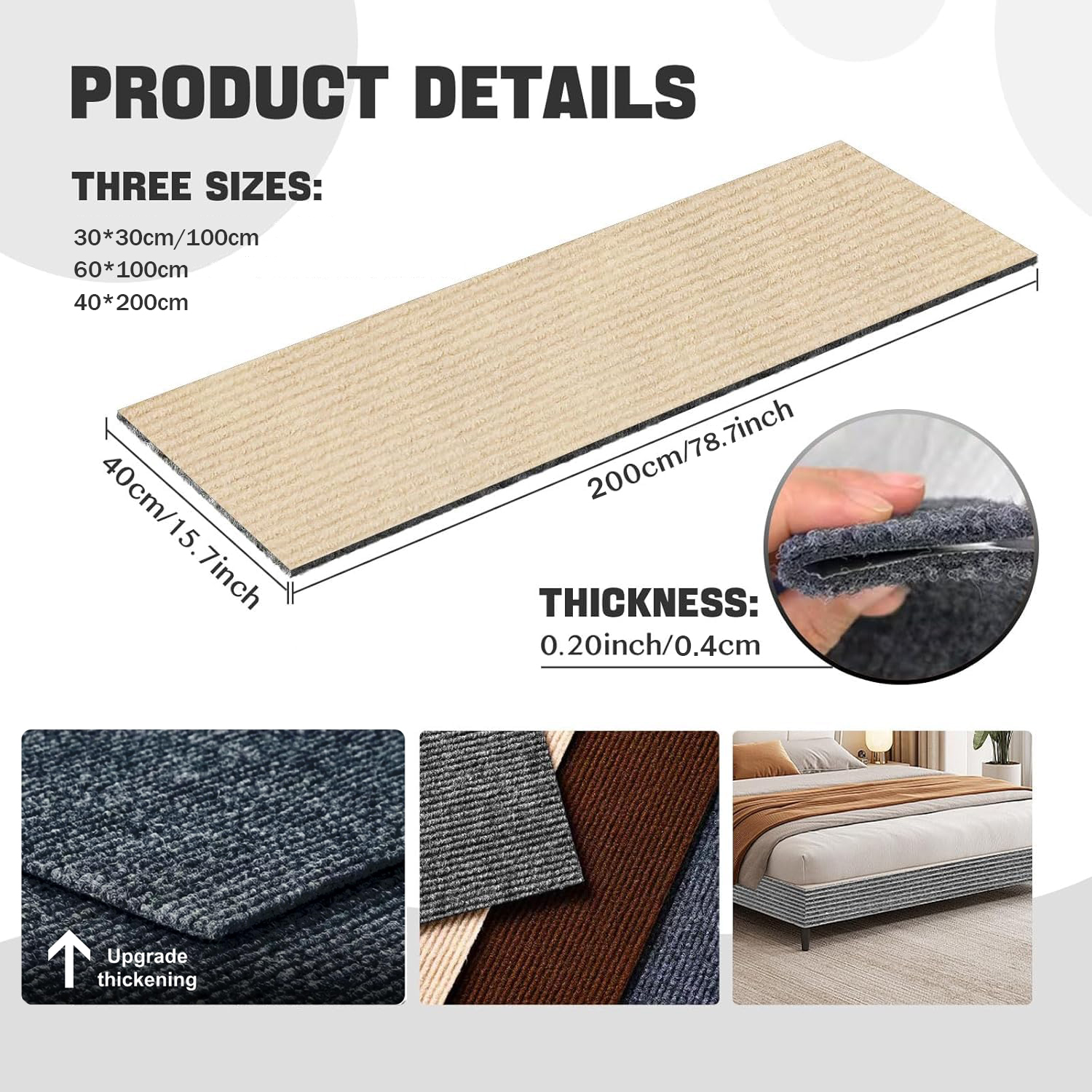 Muur Zelfklevende Anti Kat Kras Bank DIY Katten Krasbescherming Poten Verscherpen Trimbaar Tapijt Katten Krasplank