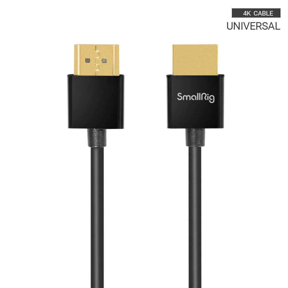 SmallRig Ultra Slim 35/55cm 4K 2.0 Cable for DSLR/ monitor/ wireless video transmitter &amp; receiver 2957