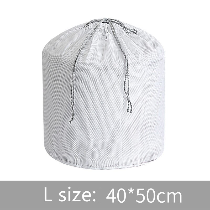 Laundry Bag Heavy Duty Drawstring Closure Bag, Delicates Laundry Bag for Washing Machine for Travel, Apartment: Light Green