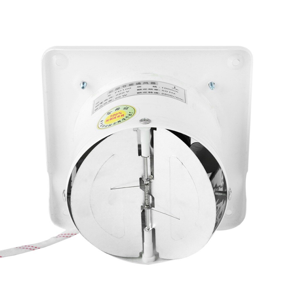 220V Ventilator Muur Gemonteerde Uitlaat Ventilator Laag Geluidsniveau Extractor De Aire Thuis Badkamer Keuken Garage Uitlaat Fans Badkamer Ventilator