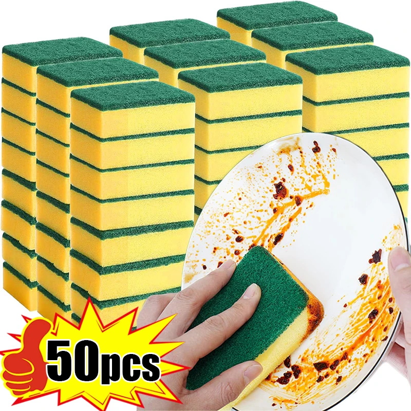 Éponge à vaisselle cuisine Nano émeri magique propre frotter Pot rouille taches focales éponge Kit d'élimination brosse de nettoyage éponges