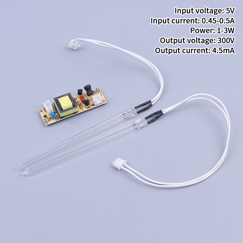 UVC Lamp Electronic Ballast Overload Protection Function Lamp Driver Board Power Transformer Ultraviolet Yellow/Transparent