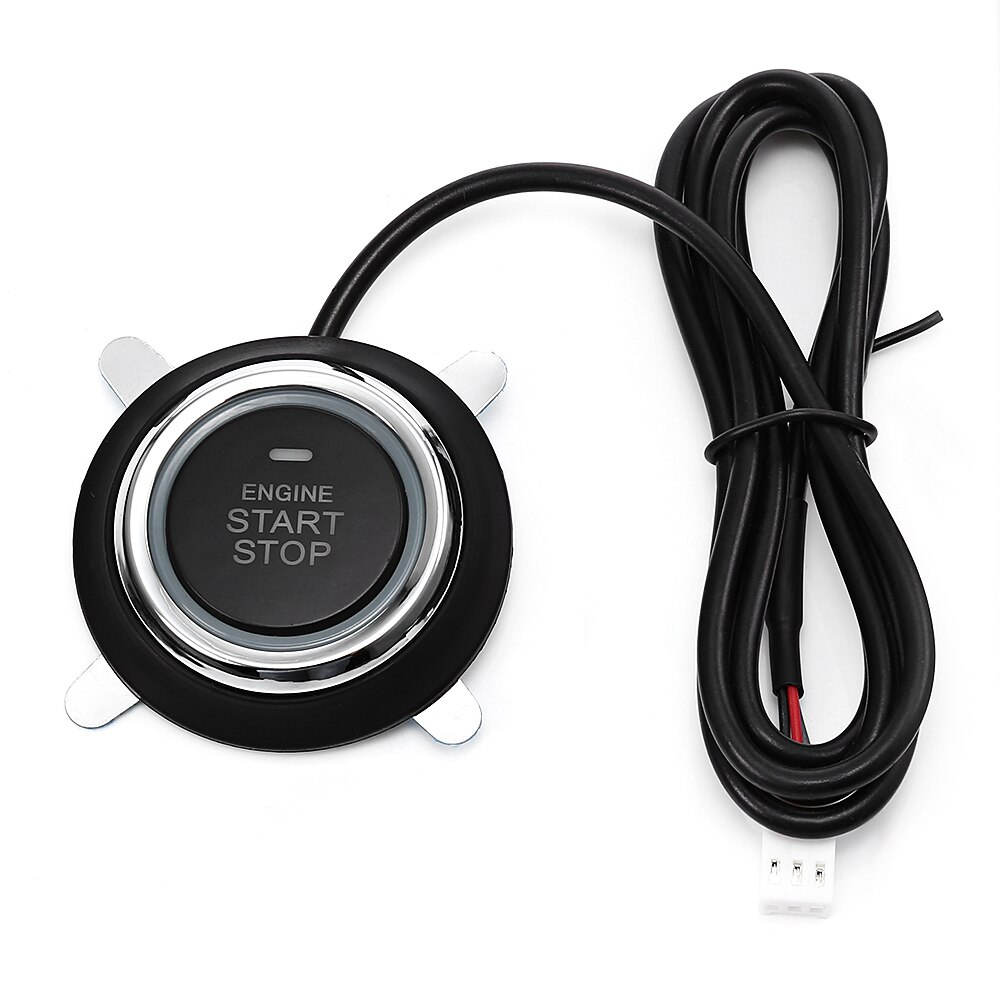 12V One Way Alarma Auto No Key Entry Remote Control Push start stop System Car Alarm System