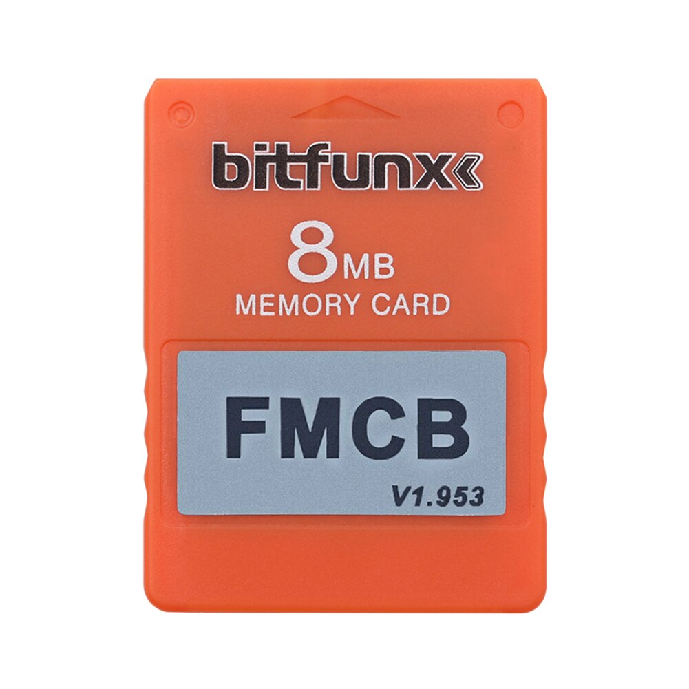 Memory Card Game Consolas Accessories Game Memory Card for Sony PS2 Playstation 2 FMCB McBoot Free MC Boot v1.953: Orange 8MB