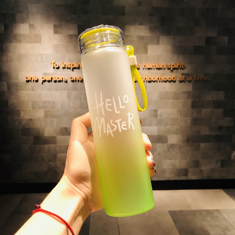 Waterfles 500 ml plastic drinkgerei buitensport school lekvrije afdichting gourde klimtocht waterflessen mijn fles