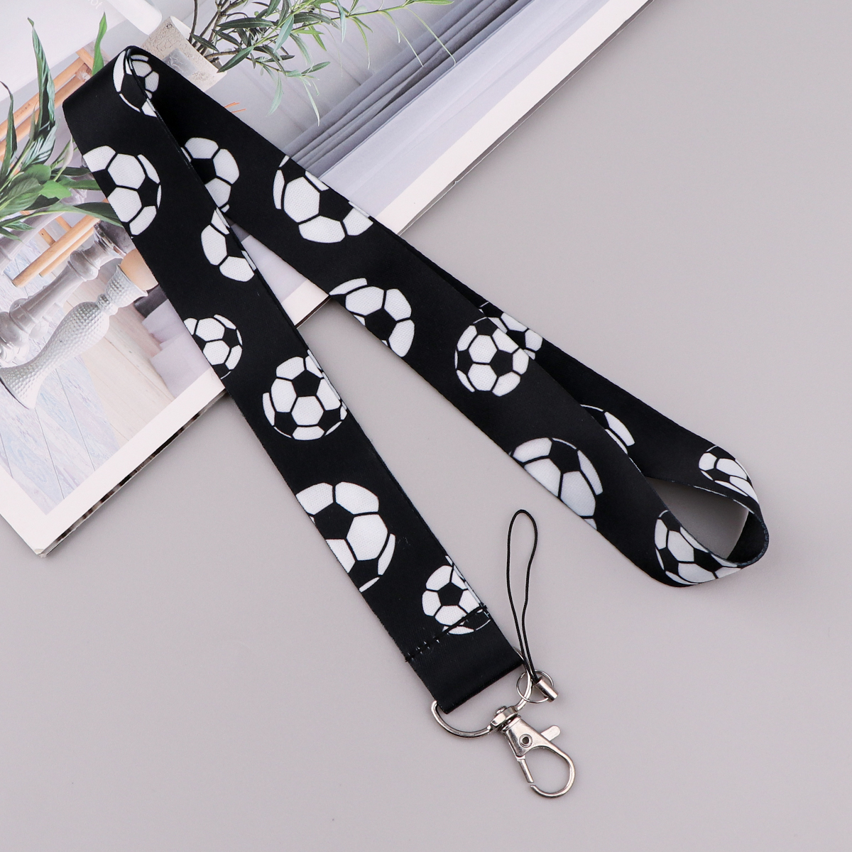 Football Lanyards for Keys Soccer Neck Strap ID Card Gym Cell Phone Straps USB Badge Holder DIY Hang Rope Lariat Lanyard