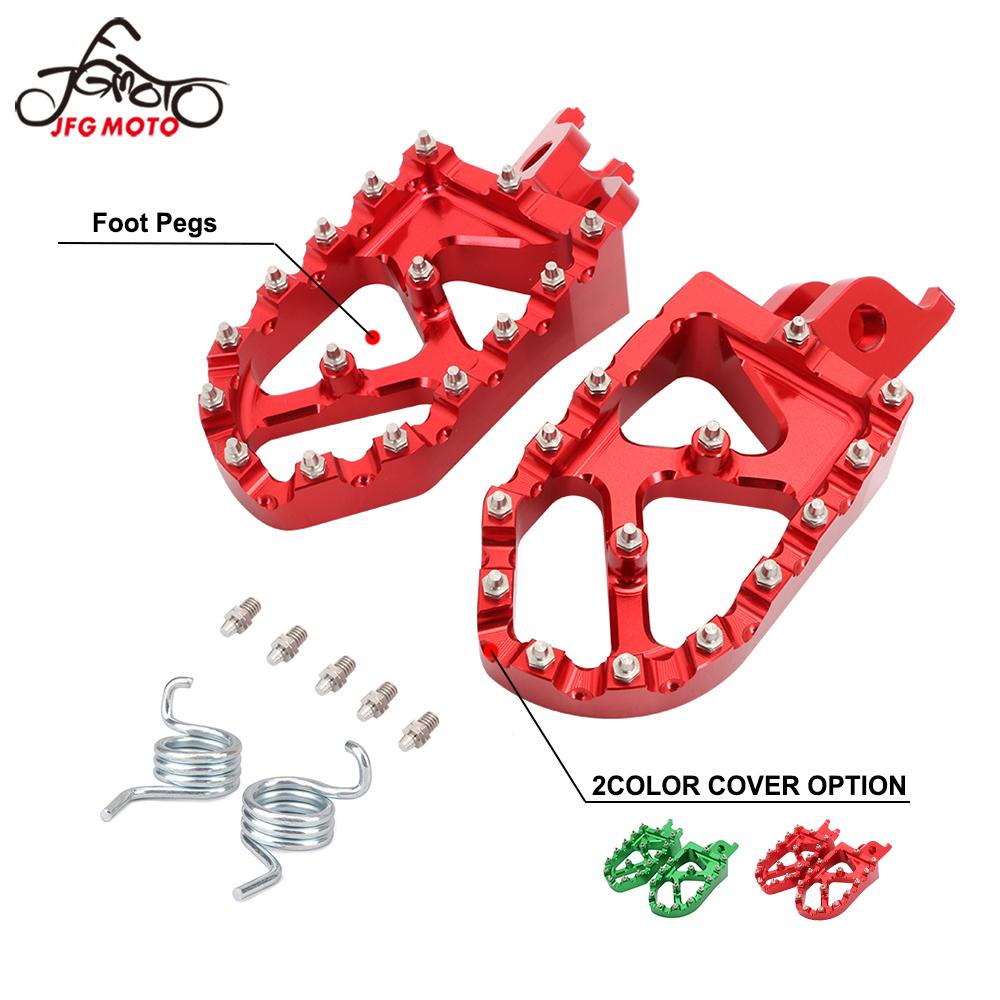 Motorcycle CNC Footrest Footpeg Foot Pegs For HONDA CR125 CR250 CRF150R CRF250R CRF250X CRF250RX CRF450R CRF450RX CRF 450X 450L
